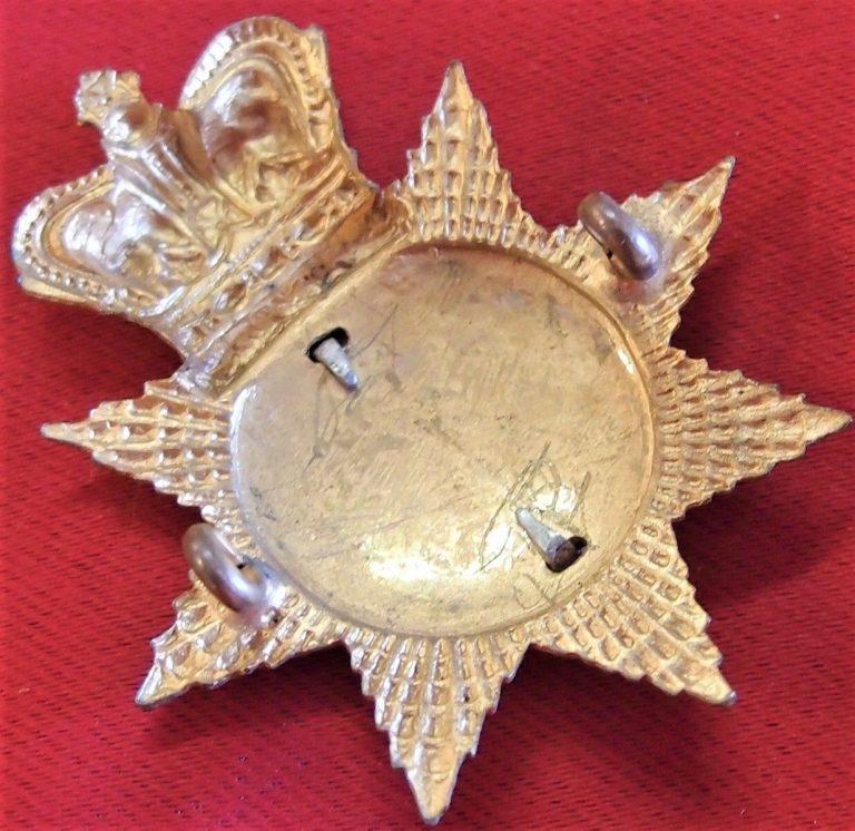 ORIGINAL PRE WW1 BOER WAR ERA BRITISH ARMY BAND MASTERS UNIFORM CAP BADGE