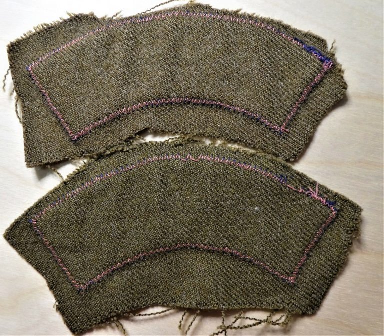 POST WW2 ERA AUSTRALIAN ARMY DENTAL CORPS UNIFORM UNIT PATCHES