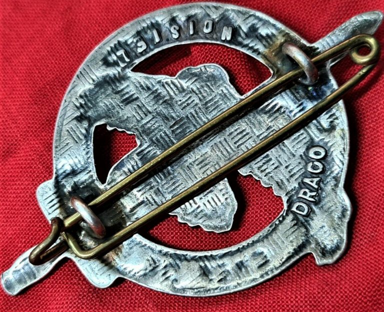 POST WW2 FRENCH CHIEF OF GROUP UNIFORM BADGE BY DRAGO PARIS