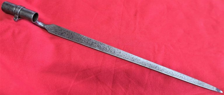 PRE WW1 BRITISH AUSTRALIAN 1853 SOCKET BAYONET for ENFIELD MUSKET RIFLE