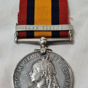 PRE WW1 QUEENS SOUTH AFRICAN MEDAL TO TROOPER TONER MIDLAND MOUNTED RIFLES