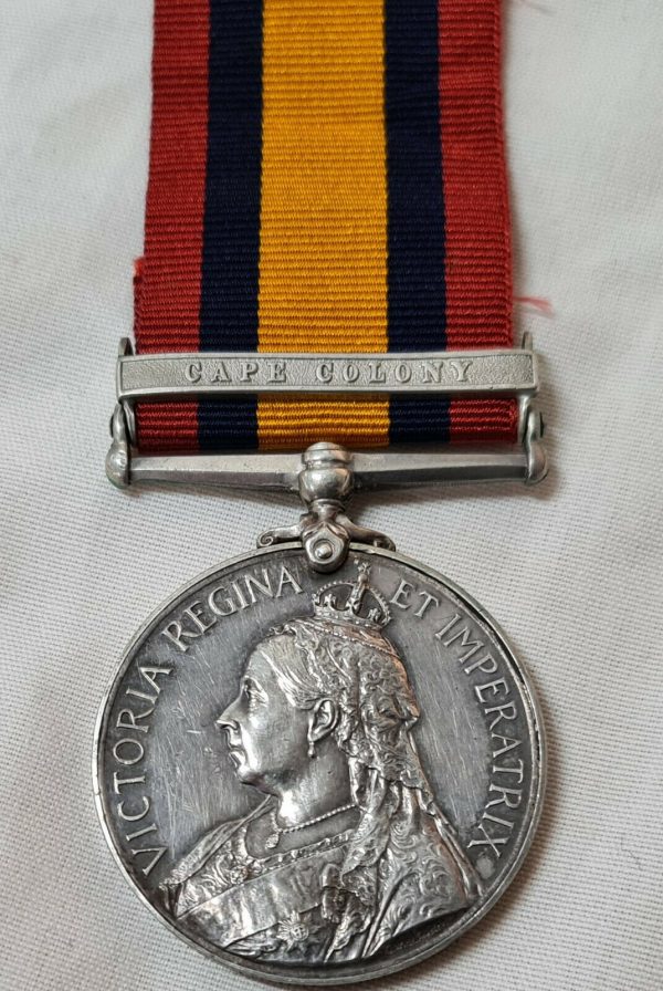 PRE WW1 QUEENS SOUTH AFRICAN MEDAL TO TROOPER TONER MIDLAND MOUNTED ...