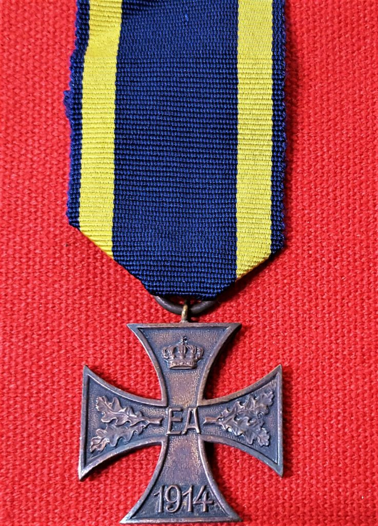 RARE WW1 ERA BRUNSWICK WAR MERIT CROSS GERMANY MEDAL 2ND CLASS