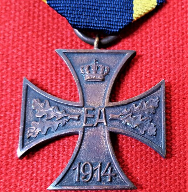 RARE WW1 ERA BRUNSWICK WAR MERIT CROSS GERMANY MEDAL 2ND CLASS