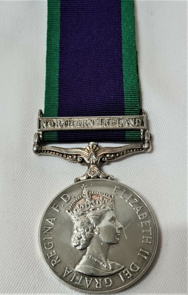 ROONEY MEDICAL CORPS POST WW2 BRITISH GENERAL SERVICE MEDAL NORTHERN IRELAND