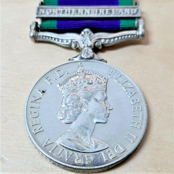 ROYAL ARTILLERY POST WW2 BRITISH GENERAL SERVICE MEDAL NORTHERN IRELAND