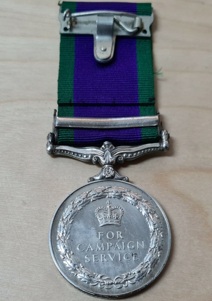 ROYAL ARTILLERY POST WW2 BRITISH GENERAL SERVICE MEDAL NORTHERN IRELAND