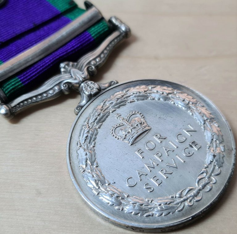 ROYAL ARTILLERY POST WW2 BRITISH GENERAL SERVICE MEDAL NORTHERN IRELAND