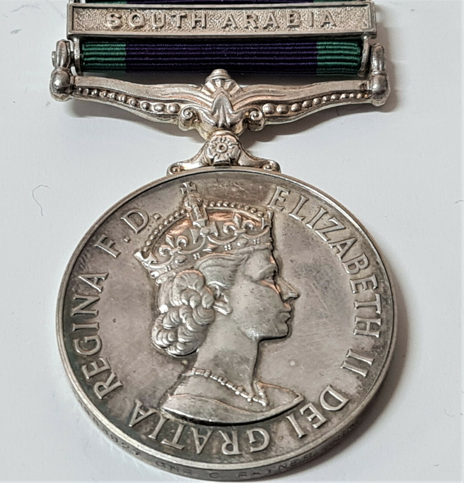 ROYAL ARTILLERY POST WW2 BRITISH GENERAL SERVICE MEDAL SOUTH ARABIA ...