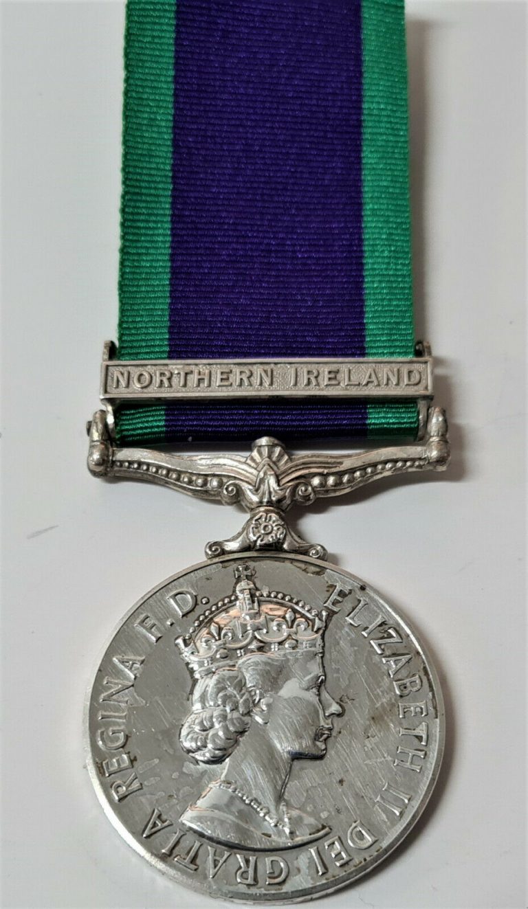 ROYAL CORPS OF TRANSPORT POST WW2 BRITISH GENERAL SERVICE MEDAL NORTHERN IRELAND