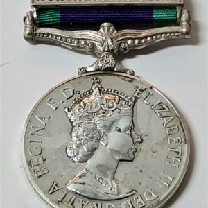 ROYAL CORPS OF TRANSPORT POST WW2 BRITISH GENERAL SERVICE MEDAL NORTHERN IRELAND