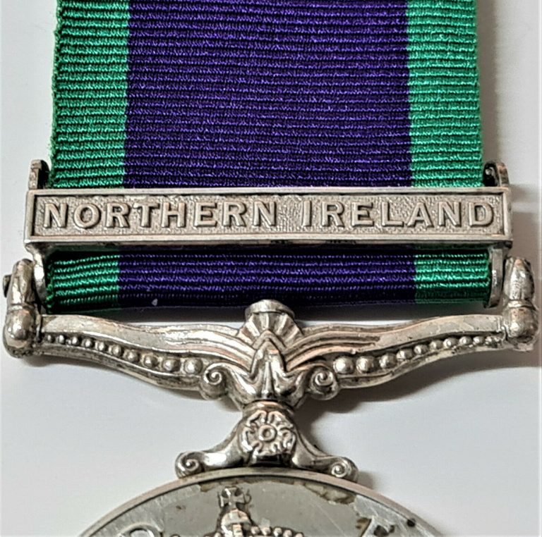 ROYAL CORPS OF TRANSPORT POST WW2 BRITISH GENERAL SERVICE MEDAL NORTHERN IRELAND - Image 3