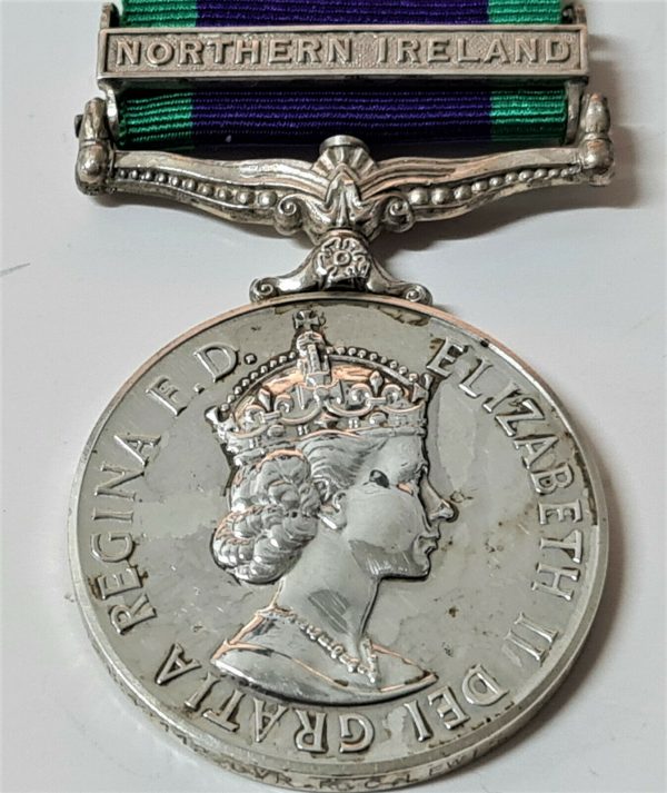 ROYAL CORPS OF TRANSPORT POST WW2 BRITISH GENERAL SERVICE MEDAL NORTHERN IRELAND