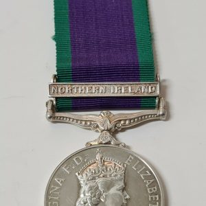 ROYAL NAVY POST WW2 BRITISH GENERAL SERVICE MEDAL NORTHERN IRELAND