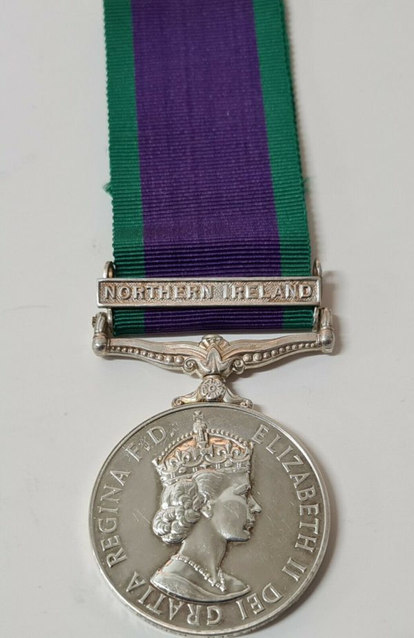 ROYAL NAVY POST WW2 BRITISH GENERAL SERVICE MEDAL NORTHERN IRELAND