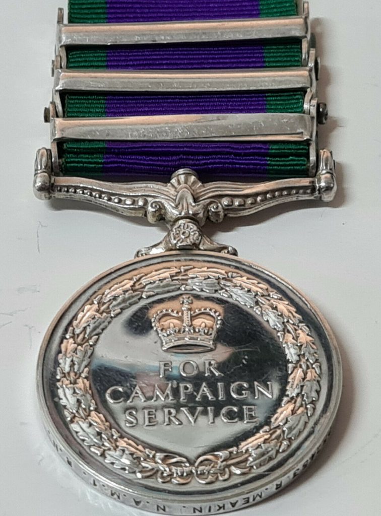 ROYAL NAVY POST WW2 BRITISH GENERAL SERVICE MEDAL NORTHERN IRELAND BORNEO MALAYA