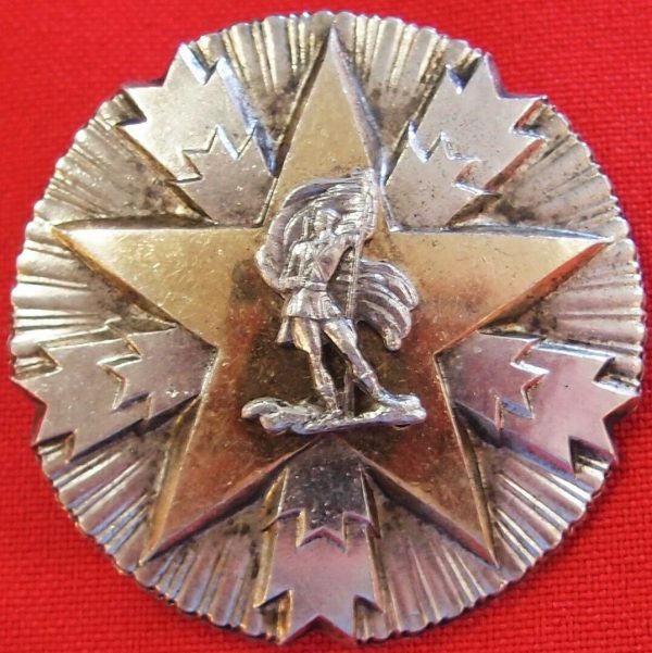 VINTAGE POST WW2 YUGOSLAVIA ORDER OF NATIONAL MERIT MEDAL BADGE 3rd CLASS