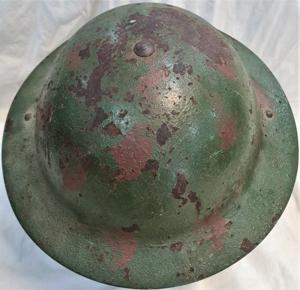 VINTAGE & RARE AUSTRALIAN ARMY ANZAC WW2 UNIFORM STEEL HELMET DATED 1941