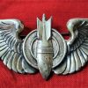 VINTAGE US AIR FORCE WW2 ERA FLIGHT BOMBARDIER UNIFORM WING BADGE LOT 2