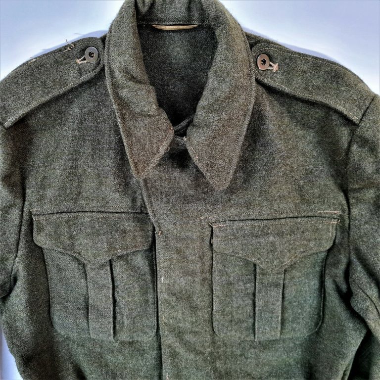 VINTAGE WW2 CANADIAN ARMY UNIFORM BATTLE DRESS JACKET MASTERCRAFT CANADA