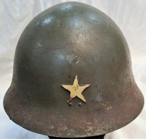 VINTAGE WW2 JAPANESE ARMY HELMET TYPE 90 THAILAND REISSUE UNIFORM STEEL HELMET