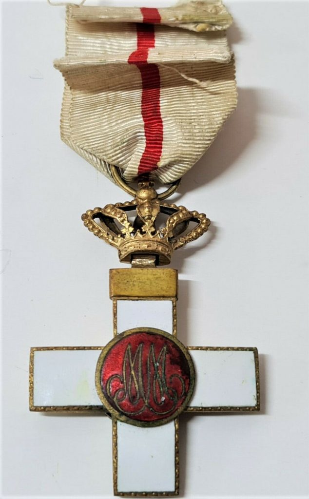 WW1 ERA SPAIN ORDER OF MILITARY MERIT 1ST CLASS CROSS MEDAL WARTIME AWARD