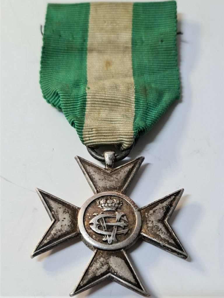 WW1 WW2 ITALY MILITARY 16 YEAR LONG SERVICE CROSS MEDAL 1900-1944