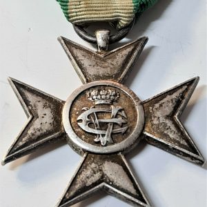 WW1 WW2 ITALY MILITARY 16 YEAR LONG SERVICE CROSS MEDAL 1900-1944