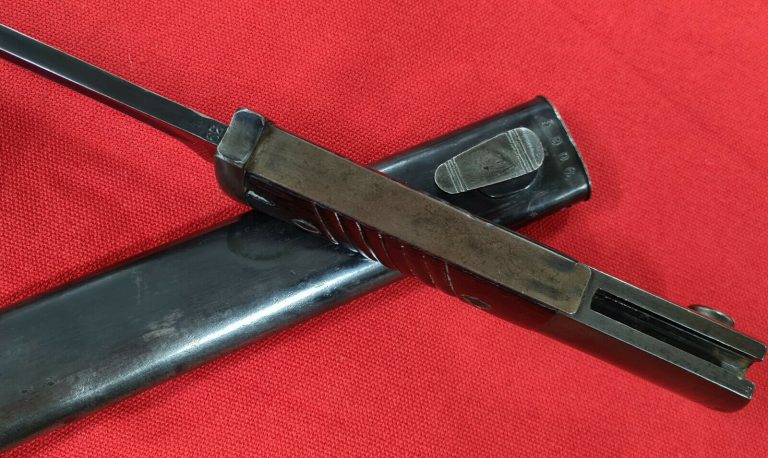 WW2 GERMAN ARMY K98 MAUSER BAYONET & SCABBARD MATCHING BERG & CO 1939 - Image 6