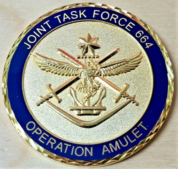 AUSTRALIAN ARMY OPERATION AMULET CHOGM PERTH 2011 CHALLENGE COIN MEDAL