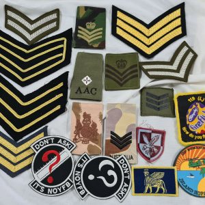 BRITISH ARMY 2000'S ERA UNIFORM PATCH & BADGE INSIGNIA LOT