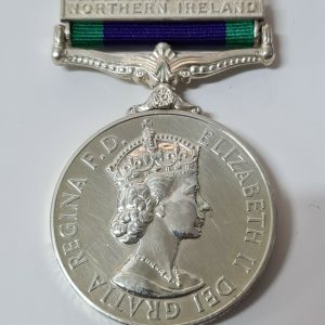 GRENADIER GUARDS +WW2 BRITISH ARMY GENERAL SERVICE MEDAL NORTHERN IRELAND