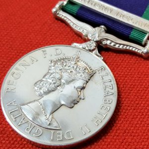 LIGHT INFANTRY* POST WW2 BRITISH ARMY GENERAL SERVICE MEDAL NORTHERN IRELAND