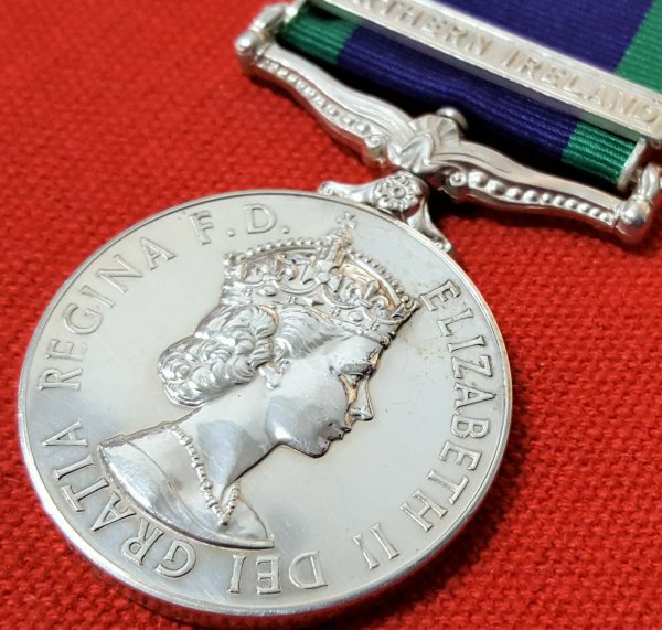 LIGHT INFANTRY* POST WW2 BRITISH ARMY GENERAL SERVICE MEDAL NORTHERN IRELAND