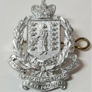 POST WW2 ERA OBSOLETE THE VIRGIN ISLANDS POLICE FORCE UNIFORM CAP BADGE