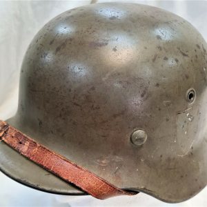 Q64 VINTAGE WW2 GERMAN ARMY NAVY OR AIR FORCE M1935 UNIFORM HELMET CHIN STRAP