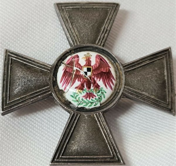 RARE WW1 ERA KINGDOM OF PRUSSIA GERMAN ORDER OF THE RED EAGLE MEDAL 4TH CLASS