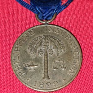 VINTAGE PRE WW1 ERA US ARMY PHILIPPINE INSURRECTION MEDAL 1899