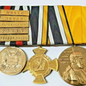 VINTAGE & RARE PRE WW1 GERMAN ARMY FRANCO GERMANY MEDAL BAR 1870 WAR