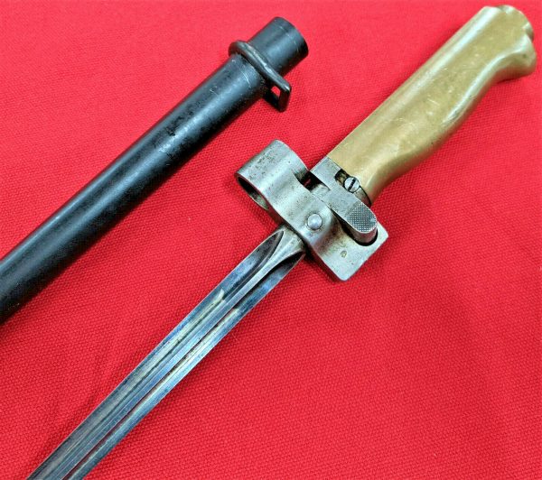 WW1 1886 LEBEL/ROSALIE SWORD BAYONET & SCABBARD FRENCH ARMY