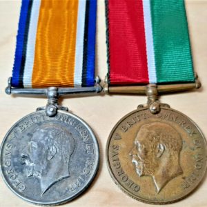 WW1 WESTERN AUSTRALIA MERCANTILE MARINE NAVY MEDAL GROUP JOSEPH WESTON CLOUGH