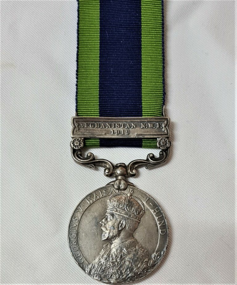 2nd Lieutenant THORNLEY 2nd 41st DOGRAS AFGHANISTAN N.W.F 1919 INDIA GENERAL SERVICE MEDAL - Image 2