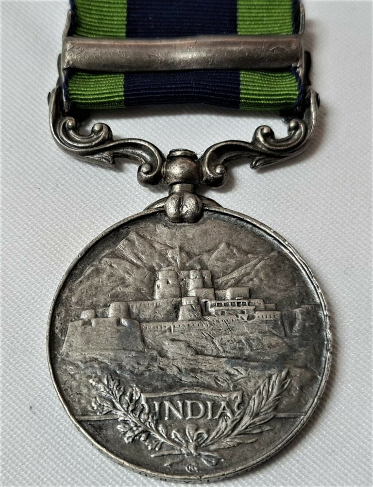 2nd Lieutenant THORNLEY 2nd 41st DOGRAS AFGHANISTAN N.W.F 1919 INDIA GENERAL SERVICE MEDAL - Image 3