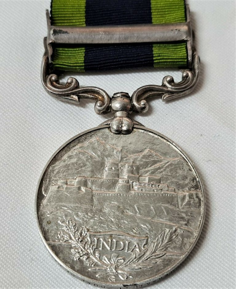 AFGHANISTAN 1919 INDIA GENERAL SERVICE MEDAL GOMERSALL DUKE WELLINGTONS REGIMENT - Image 3