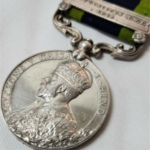 AFGHANISTAN 1919 INDIA GENERAL SERVICE MEDAL GOMERSALL DUKE WELLINGTONS REGIMENT