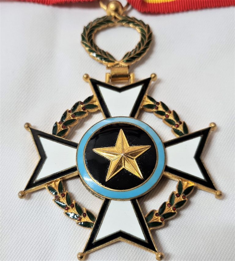 Central African Republic, Order of Merit, Commander's Neck Badge, by Arthus Bertrand, Paris - Image 4