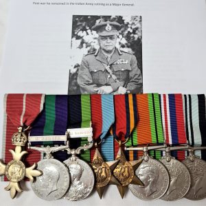 DOUBLE IRAQ & INDIAN FRONTIER WAR WW2 MEDAL GROUP MAJOR GENERAL B P BALIGA INDIAN MEDICAL SERVICE