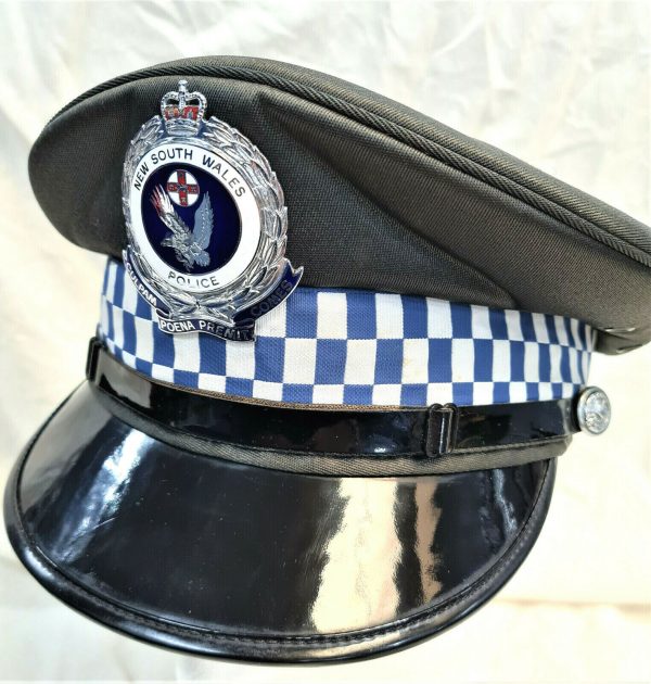 VINTAGE & RARE OBSOLETE NEW SOUTH WALES POLICE OFFICER'S UNIFORM PEAKED CAP