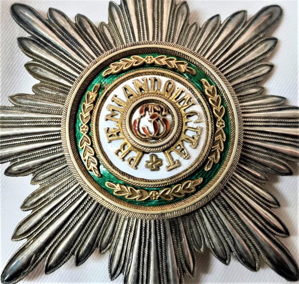 Vintage rare Imperial Russia Order of St Stanislaus 2nd Class Civil breast star