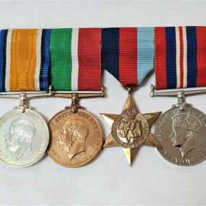 WW1 AND WW2 DUNKIRK AND D DAY MERCANTILE MARINE MEDAL GROUP TO CAPTAIN MARDEN